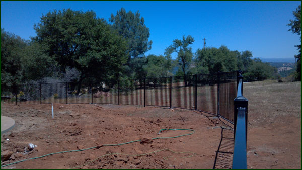Wrought Iron Pool Fence - Stockton