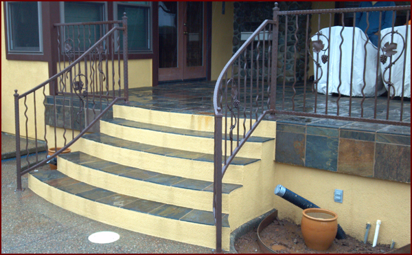 Wrought Iron Hand Railing - Stockton, CA